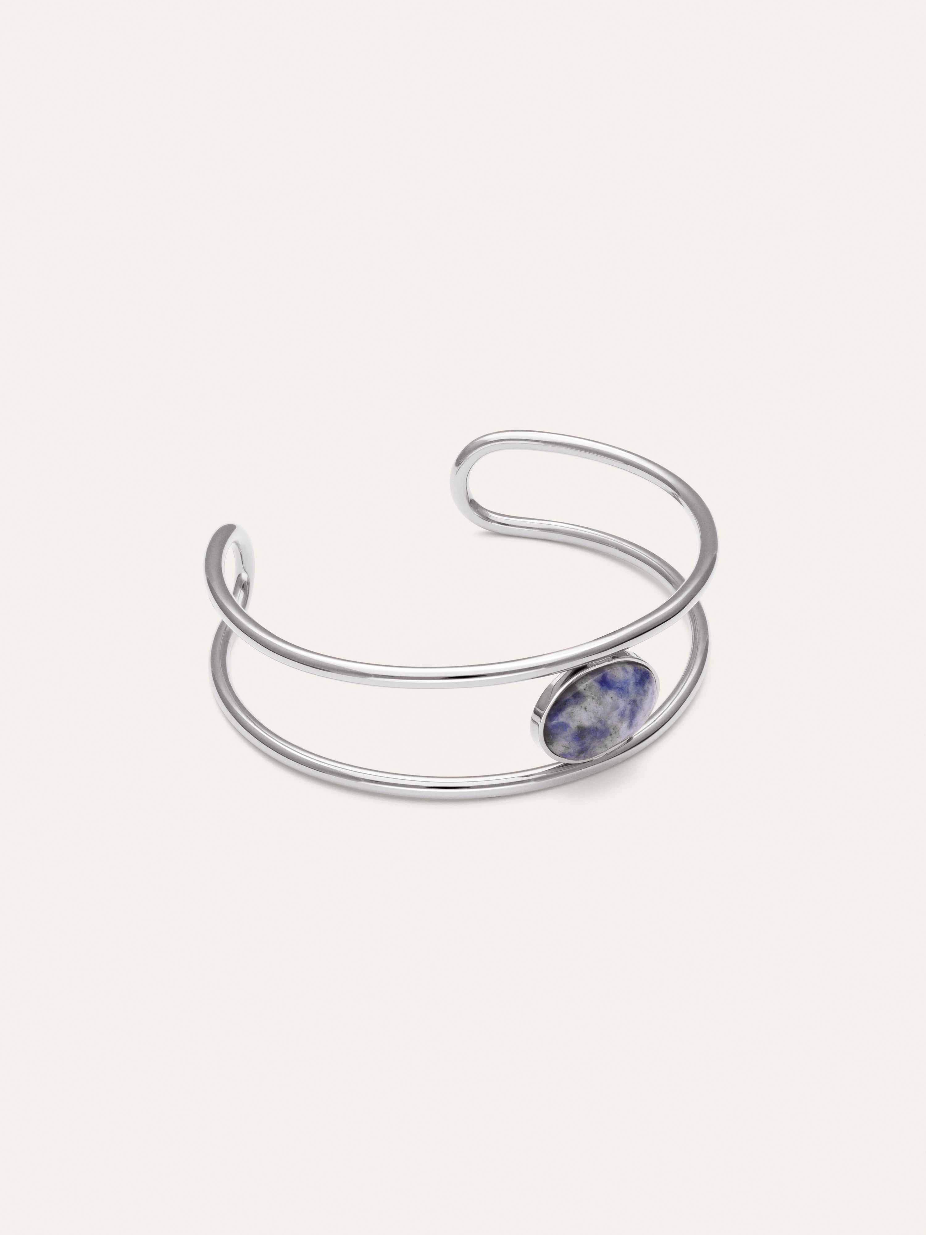 Brazalete Cianita Acero