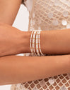 Pulsera Cleopatra Blanch Acero Baño Oro