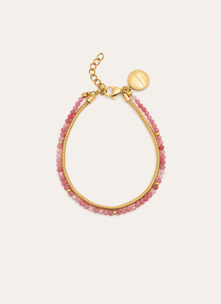 Cleopatra Rose Stainless Steel Gold Bracelet