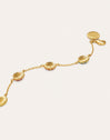 Pulsera Conchas Enamel Baño Oro