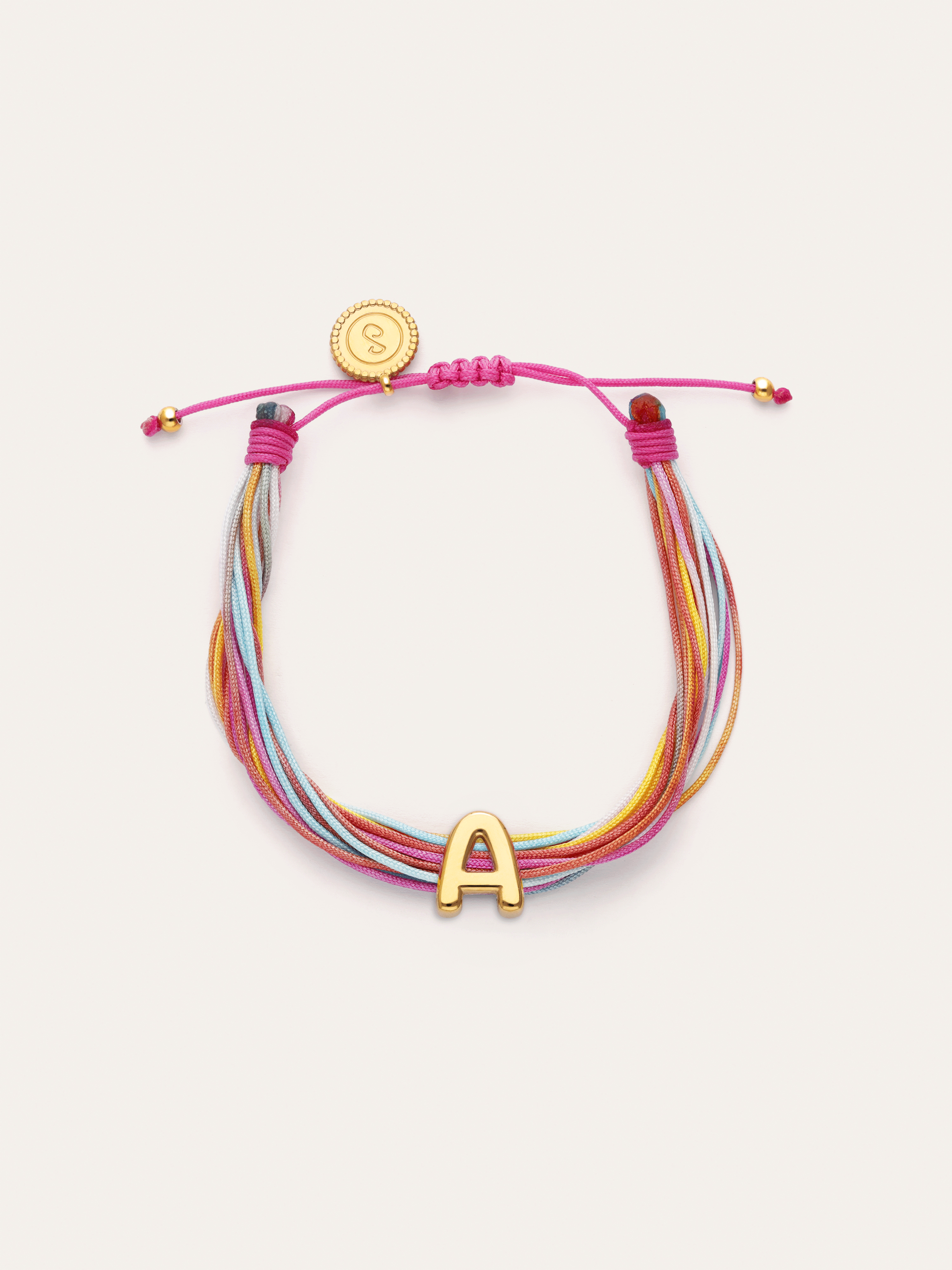 Personalized Color Rainbow Stainless Steel Gold Bracelet