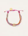 Personalized Color Rainbow Stainless Steel Gold Bracelet