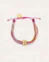 Personalized Color Rainbow Stainless Steel Gold Bracelet