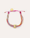 Personalized Color Rainbow Stainless Steel Gold Bracelet