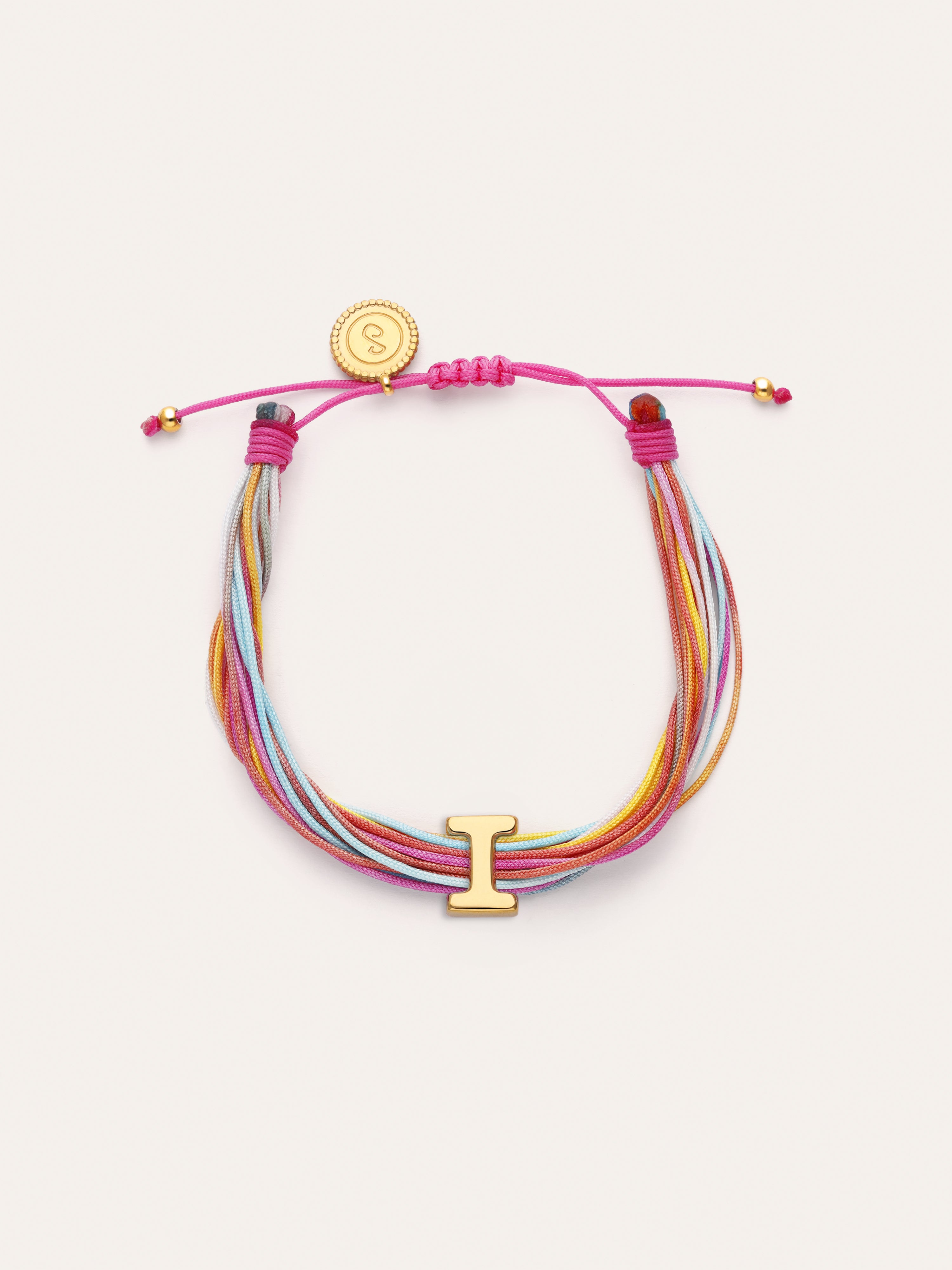 Personalized Color Rainbow Stainless Steel Gold Bracelet