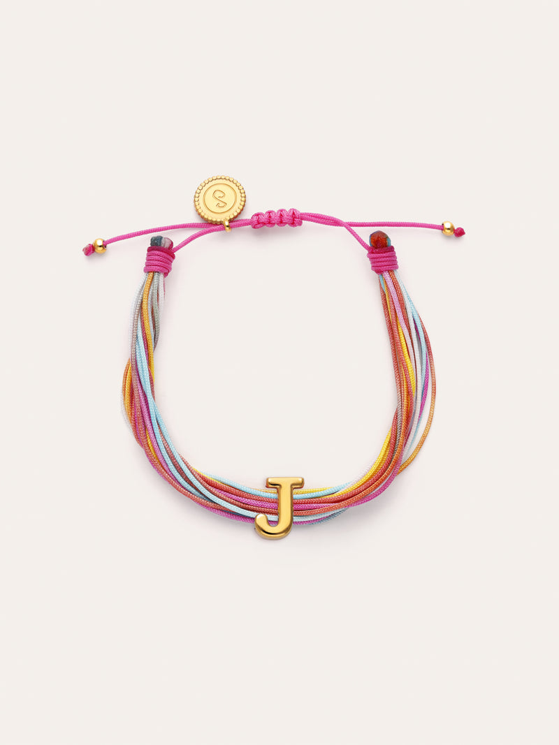 Personalized Color Rainbow Stainless Steel Gold Bracelet