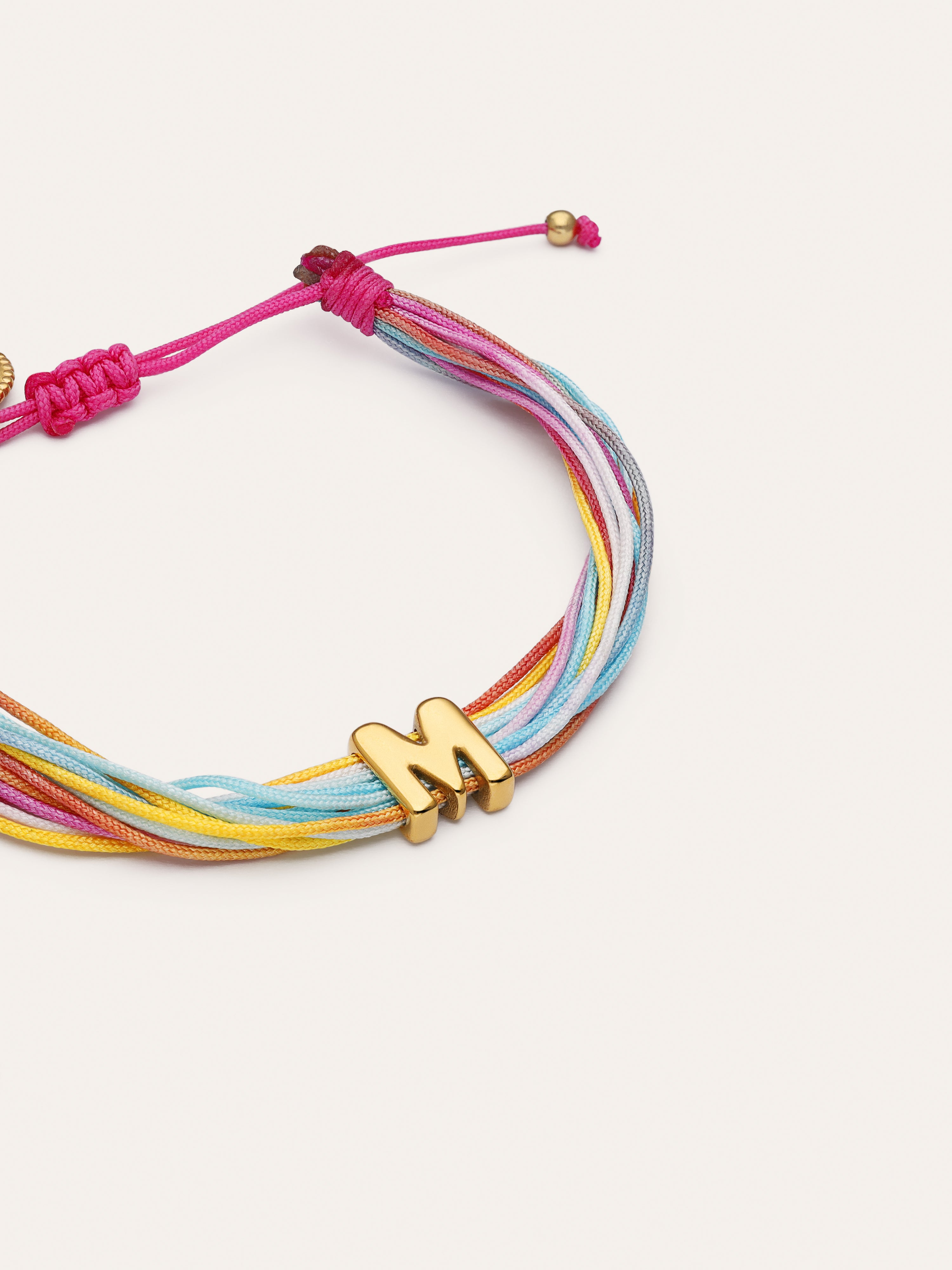 Personalized Color Rainbow Stainless Steel Gold Bracelet