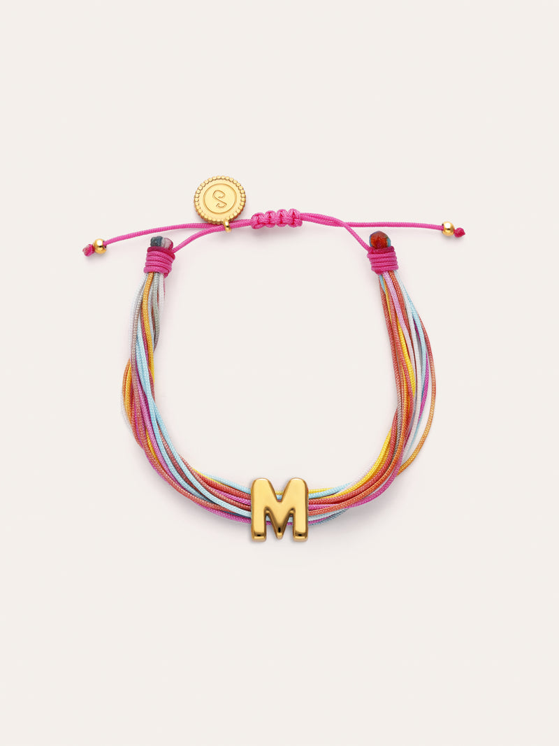 Personalized Color Rainbow Stainless Steel Gold Bracelet