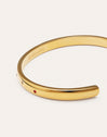 Curve Rainbow Stainless Steel Gold bracelet