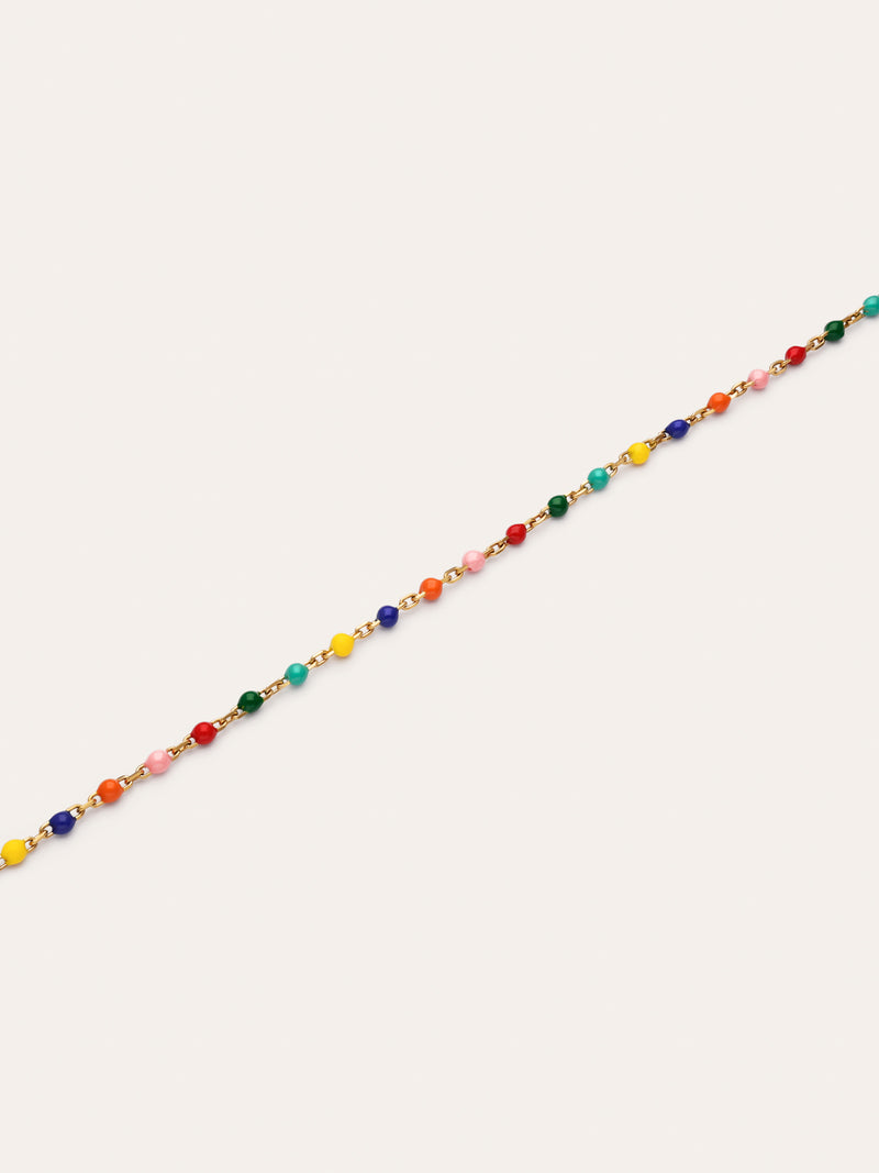 Bracelet Dots Colors Enamel Steel
