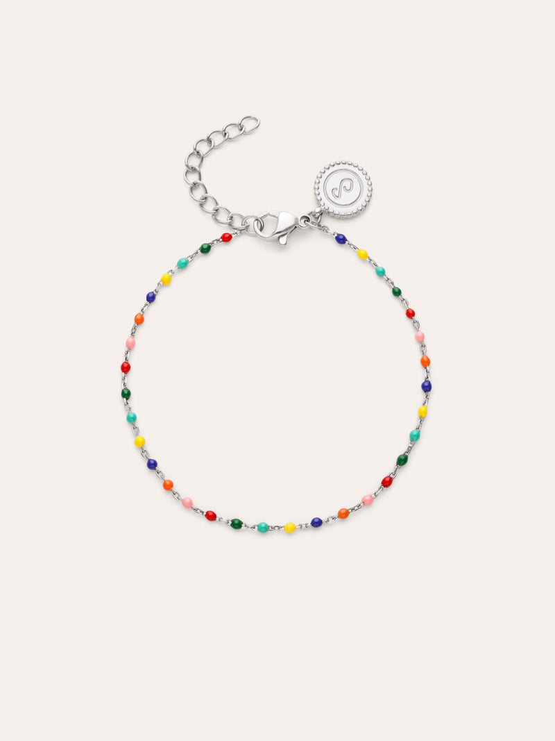 Bracelet Dots Colors Enamel Steel
