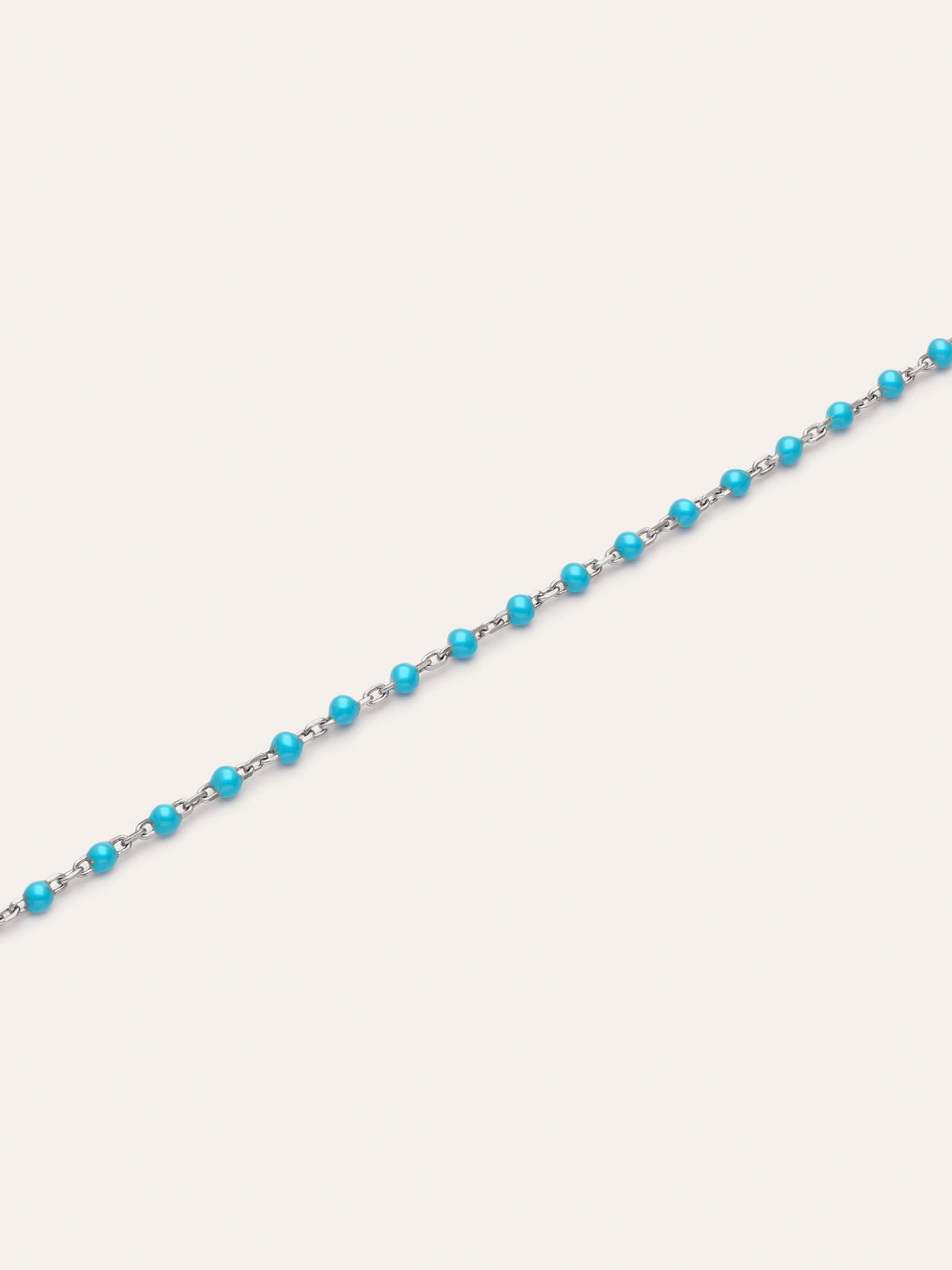 Imagen detalle de Pulsera Dots Turquoise Enamel Acero