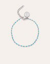 Pulsera Dots Turquoise Enamel Acero