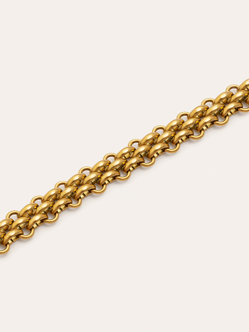 Eloria Stainless Steel Gold Bracelet
