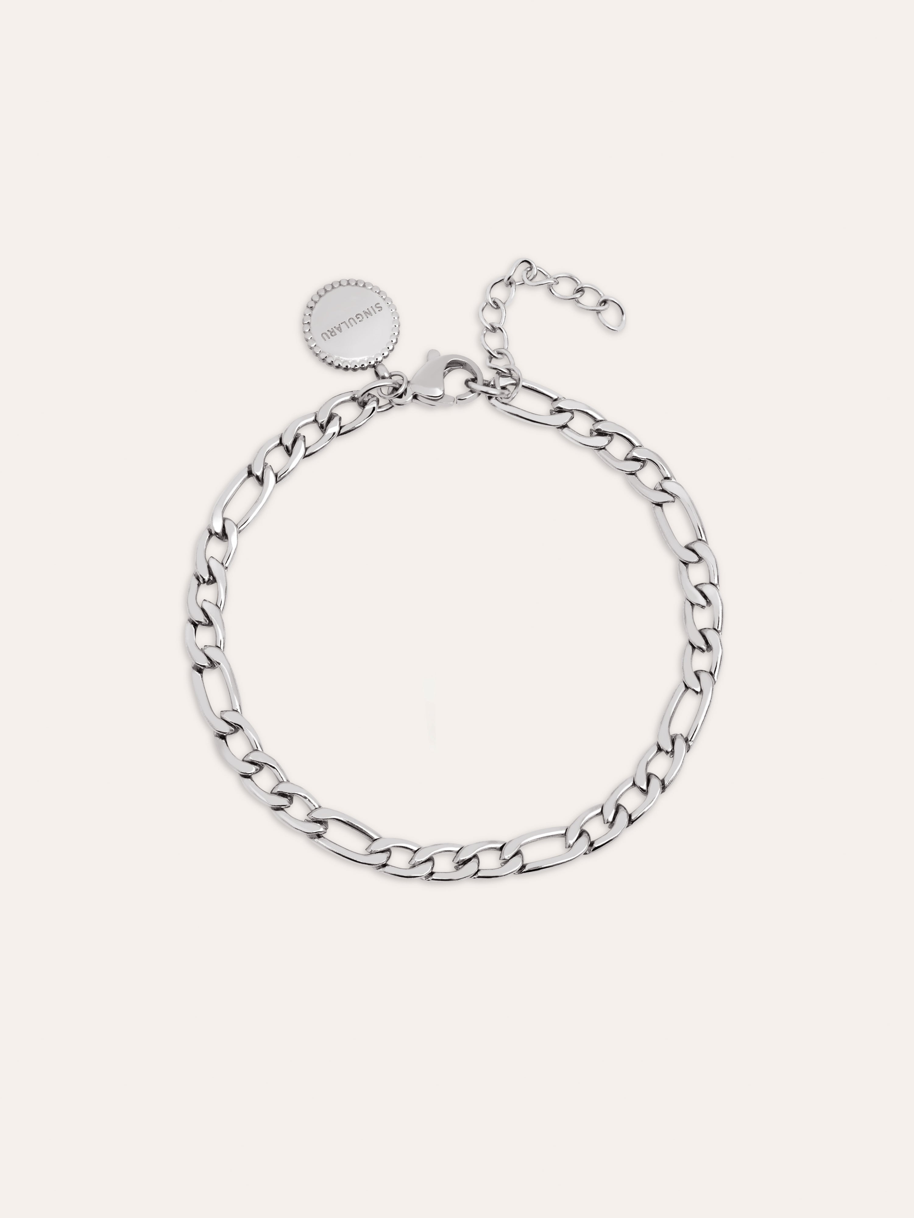 Pulsera Figaro Acero