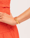 Brazalete Gina Acero Baño Oro