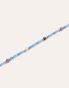 Glam Blue Stainless Steel Gold Bracelet