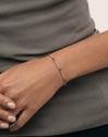 Pulsera Helia Colors Acero Baño Oro