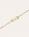 Imagen detalle de Bracelet Infini Acier Plaqué Or