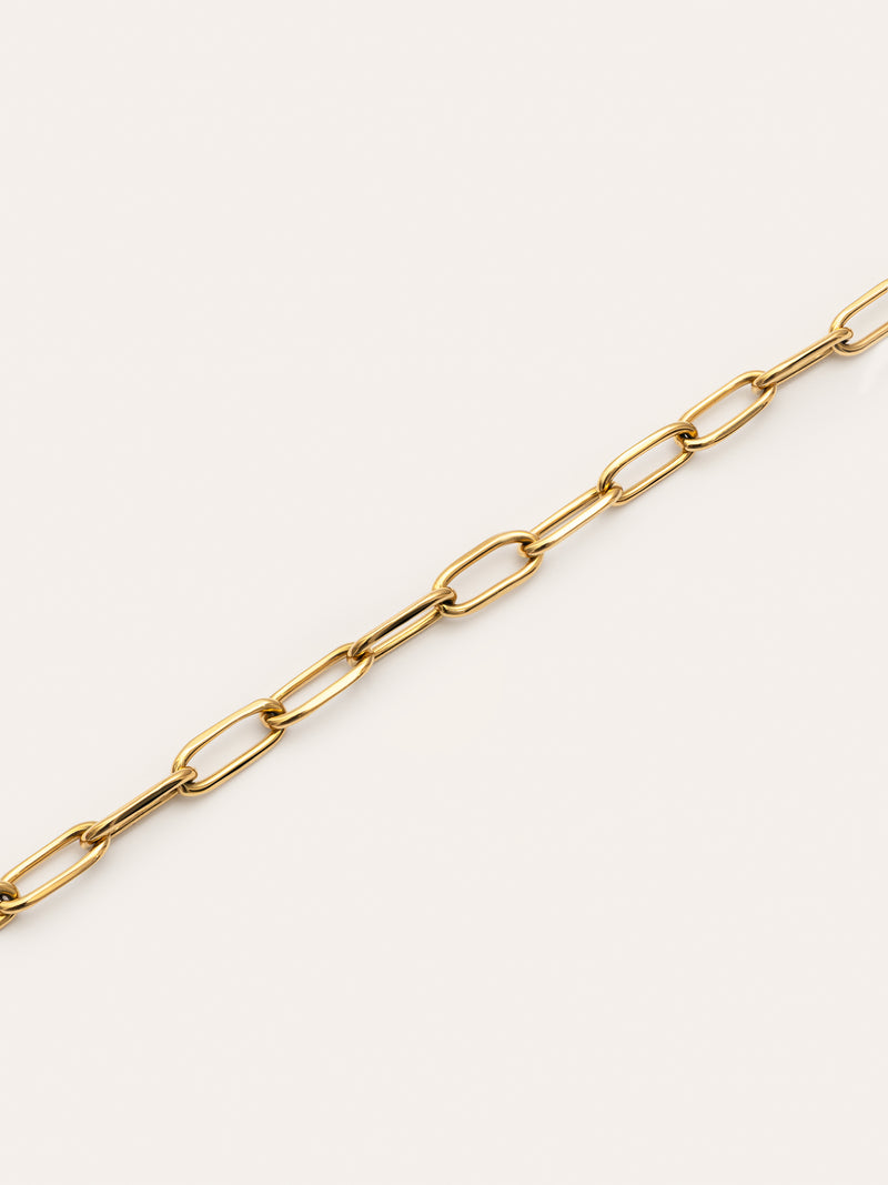 Link Stainless Steel Gold Bracelet