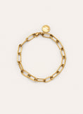 Pulsera Link Acero Baño Oro