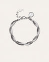 Bracelet Double Lisse Twister Acier