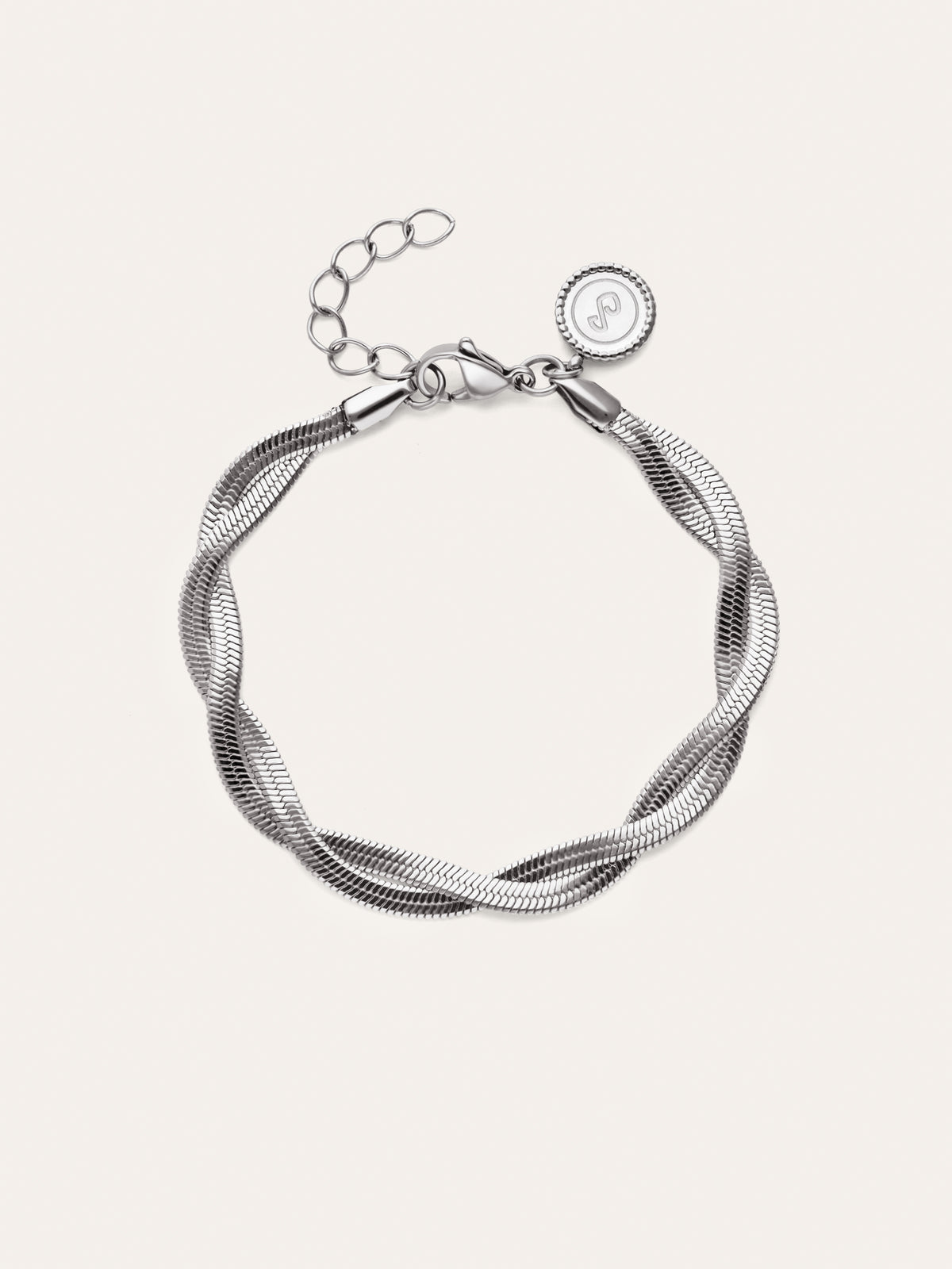 Bracelet Double Lisse Twister Acier