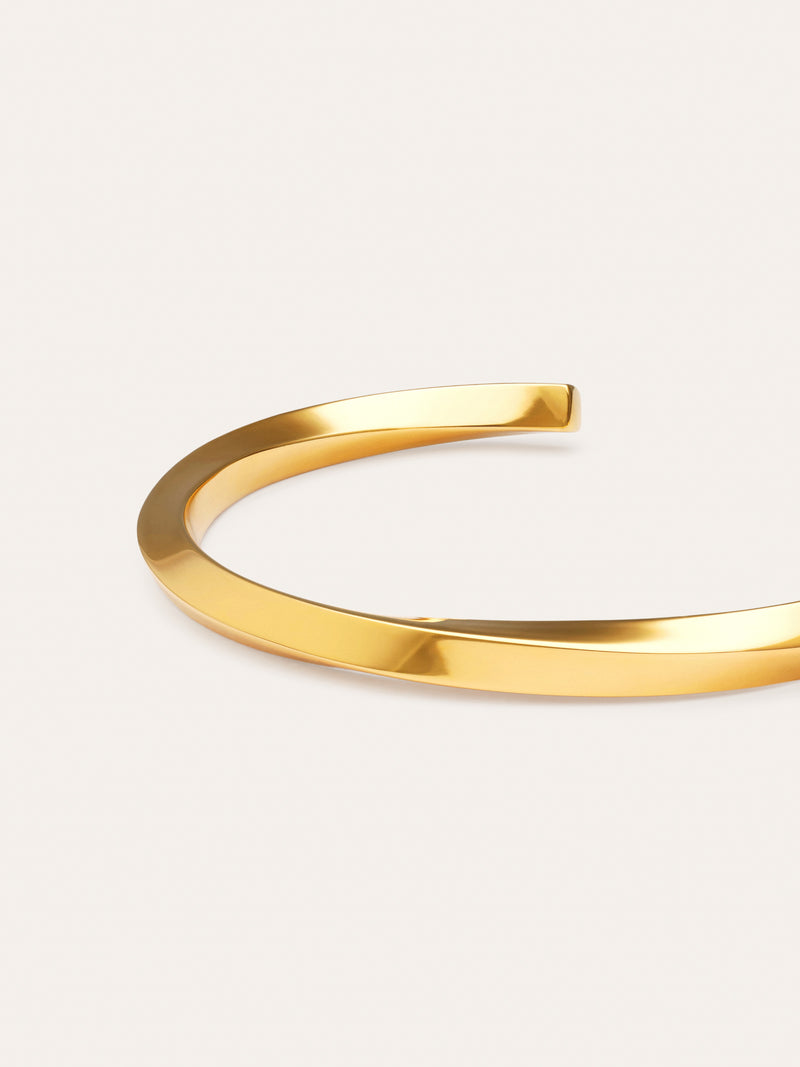 Bracelete Lizze Aço Banho de Ouro