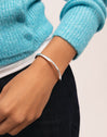 Bracciale Rigido Lizze Acciaio - puesto en modelo