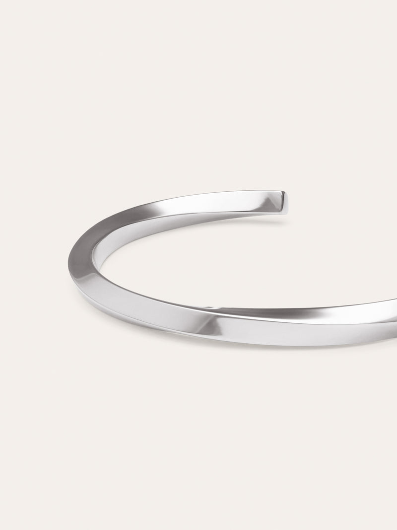 Bracciale Rigido Lizze Acciaio