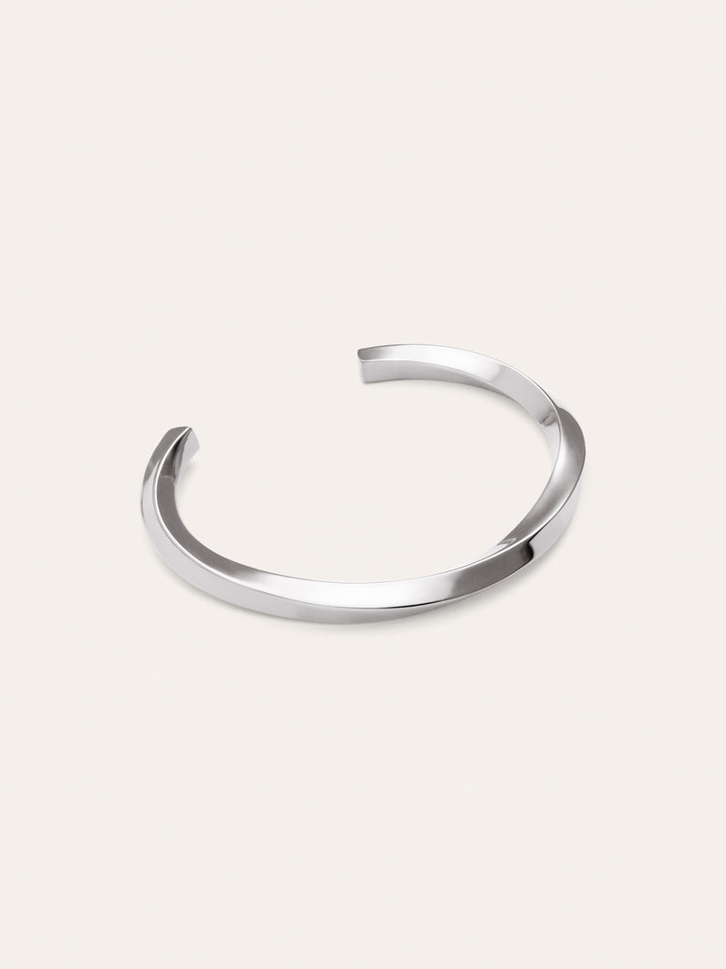 Bracciale Rigido Lizze Acciaio