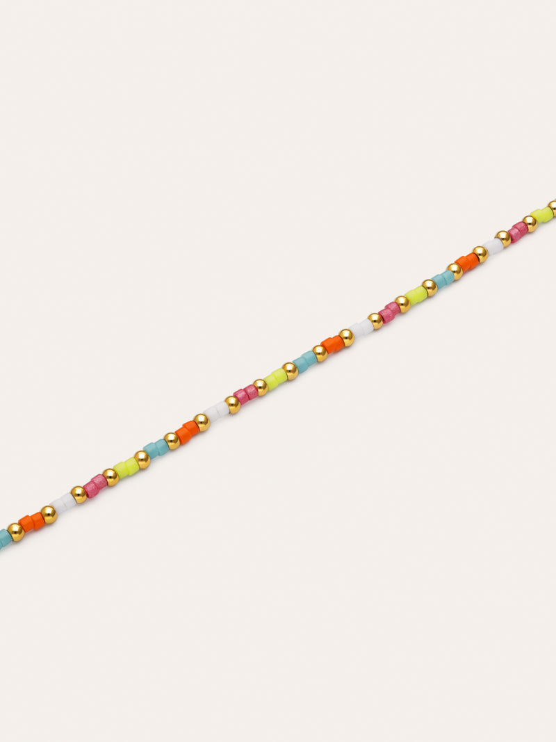 Pulsera Lumi Colors Acero Baño Oro