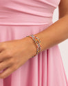 Bracciale Mawi Colors Acciaio Placcato Oro - puesto en modelo