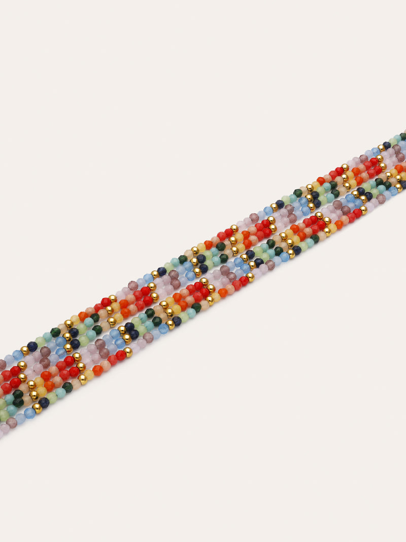 Bracciale Mawi Colors Acciaio Placcato Oro