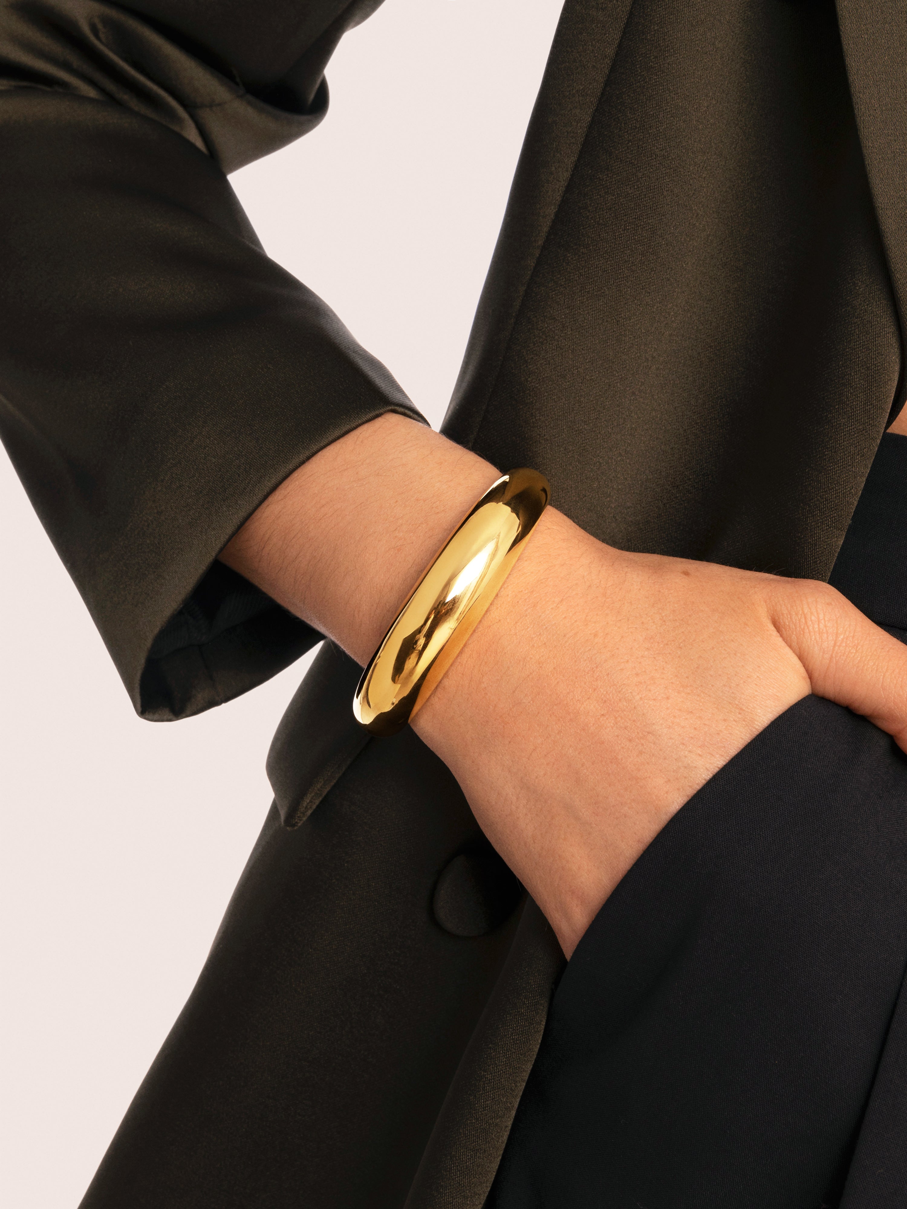 Moon Stainless Steel Gold Bracelet