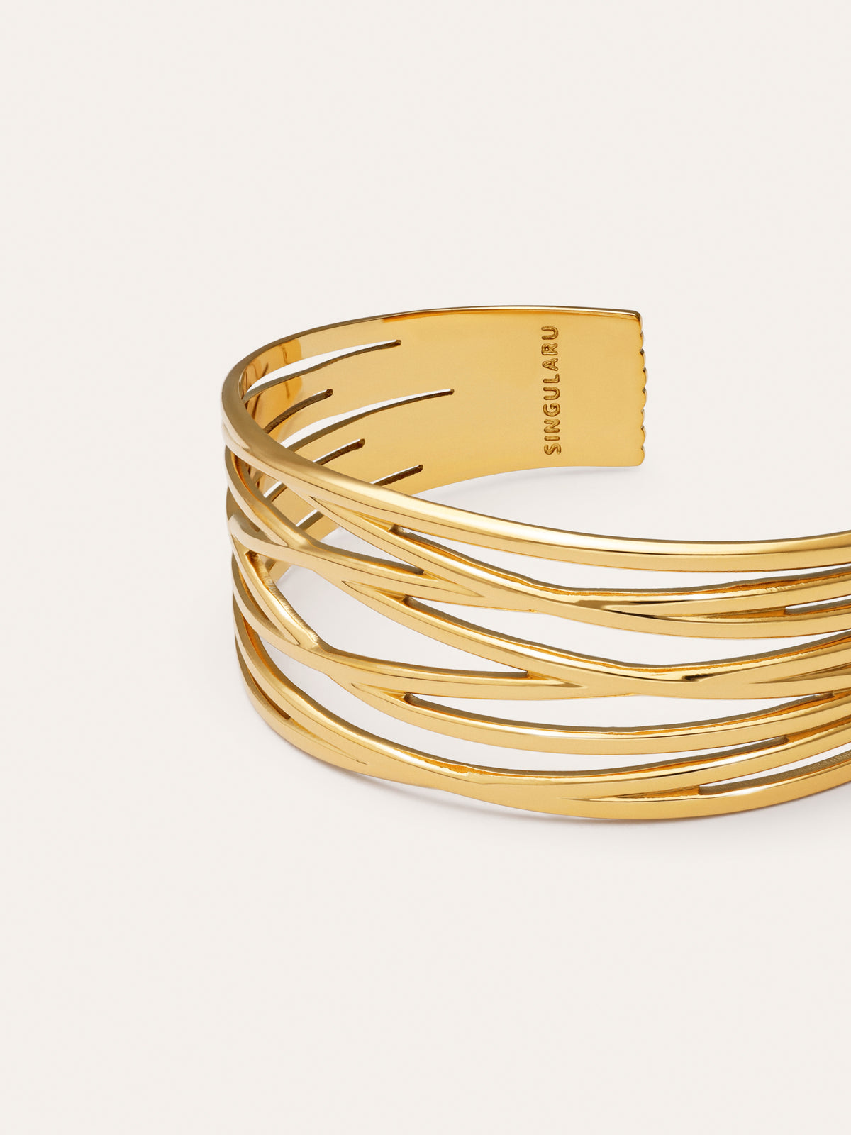 Imagen detalle de Bracelet Odyssée Acier Plaqué Or