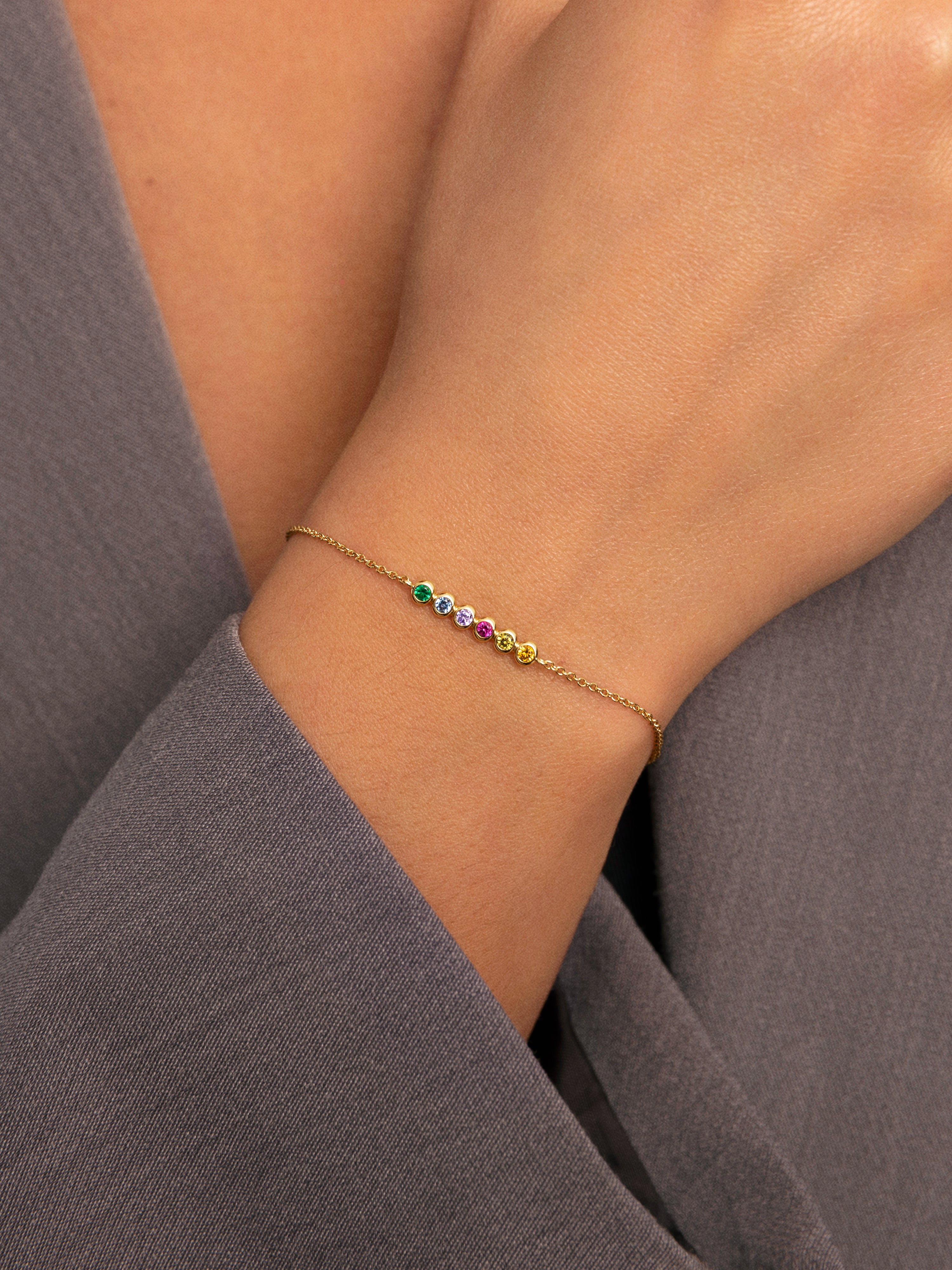 Orbit  Stainless Steel Gold Bracelet