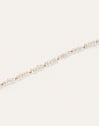 Pulsera Pearls Dots Acero Baño Oro