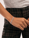 Sierpe Steel Bracelet - puesto en modelo