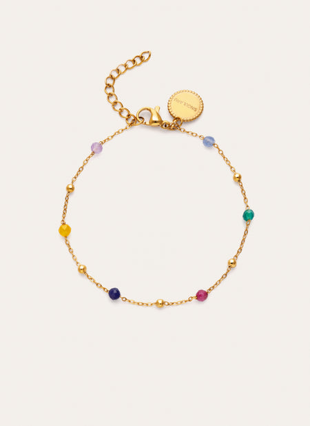 Sophie Colors Steel Bracelet Gold Plated