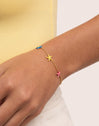 Starfish Enamel Colors Gold Bracelet 