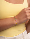 Summer Colors Stainless Steel Gold Bracelet 