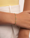 Summer Colors Stainless Steel Gold Bracelet 