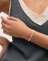 Bracciale Tarifa Acciaio Placcato Oro - puesto en modelo