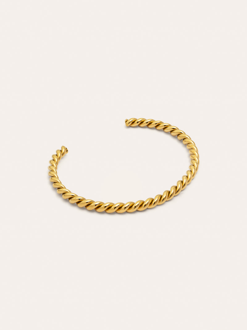 Tressia Stainless Steel Gold Bracelet