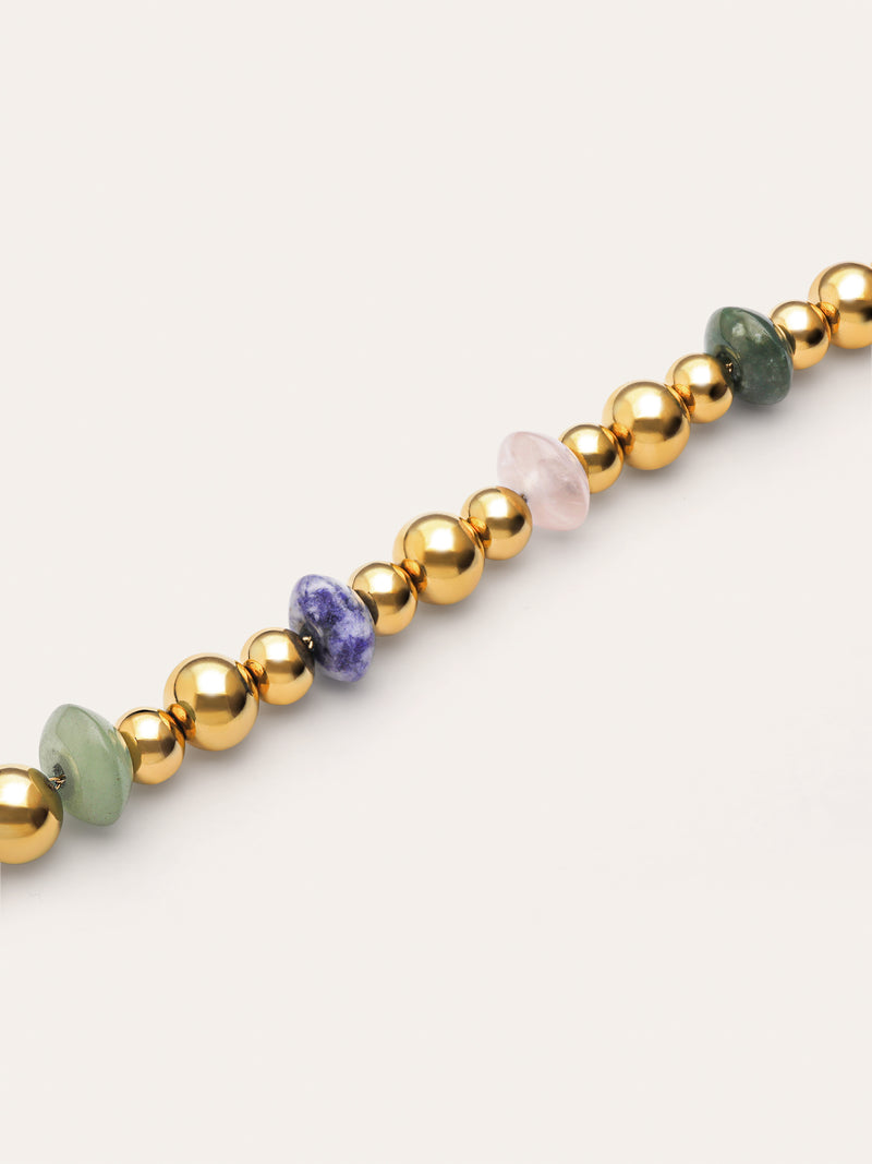 Winter Bomb Stainless Steel Gold Bracelet