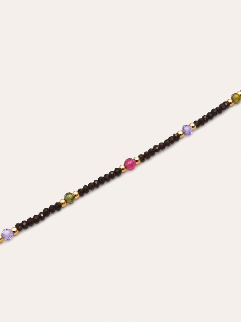 Winter Glam Stainless Steel Gold Bracelet