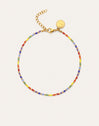 Rainbow Stainless Steel Gold Anklet