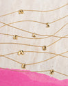 Hailey Letter Stainless Steel Gold Necklace