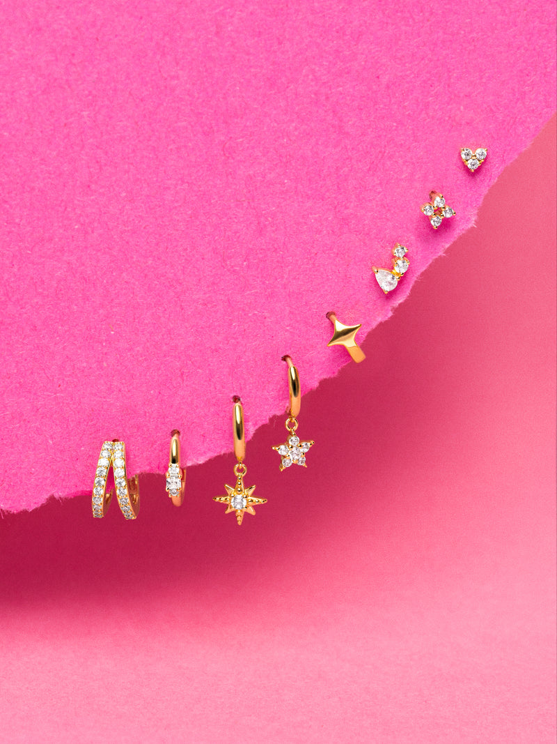 Stella Gold Hoop Single Earring 